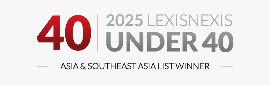 2025 LexisNexis 40 Under 40 Asia and Southeast Asia list winner